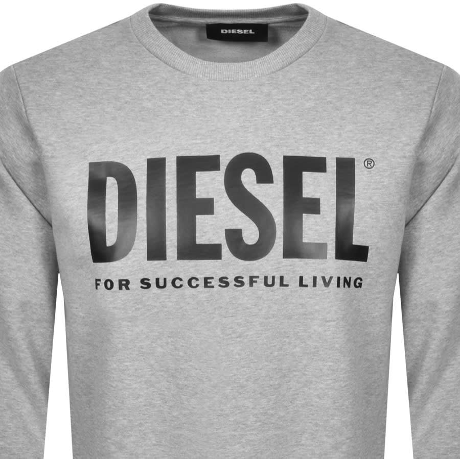 Alternative Image for ProductDiesel Division Sweatshirt Grey2